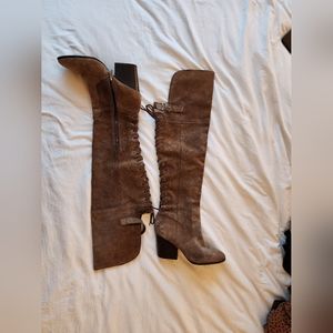Sam Edelman - Brown suede over-the-knee boots 9.5